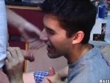 College frat boy sucks off brothers
