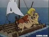 Greeks cartoon gods
