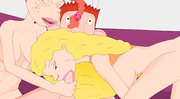 The Wild Thornberrys throw a threesome sex party