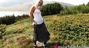 Tammy in long skirt