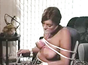 Tied up on the chair