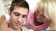 Dick inside old mature