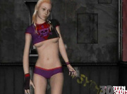 Salacious blonde