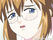 Gorgeous anime girl with big knockers