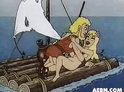Greeks cartoon gods