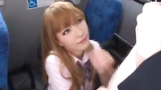 Ginger model form Japan in sexy office outfit is a pro in giving deep throats
